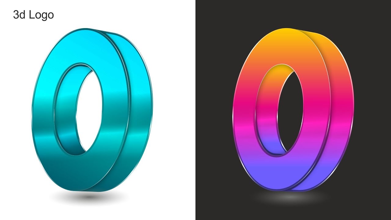 vector 3d logo design || by cdtfb || Corel draw