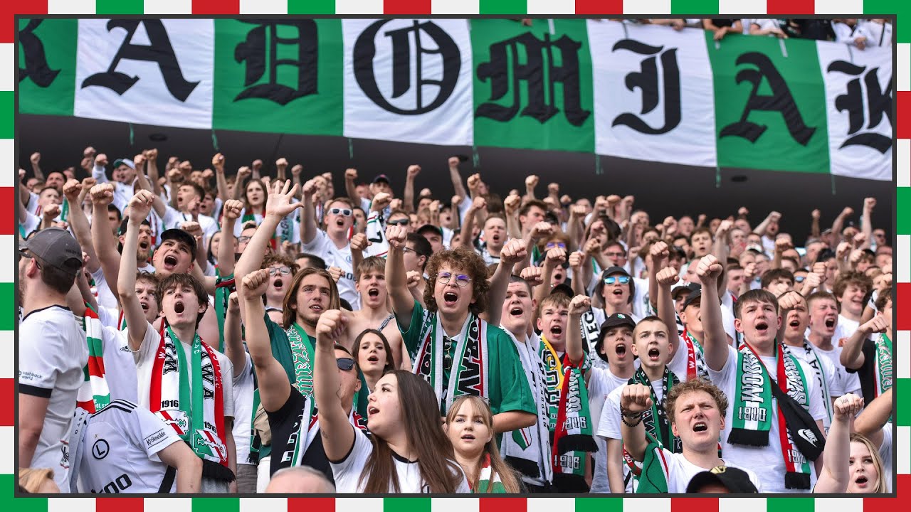 Doping zgodowy na meczu Legia - Radomiak