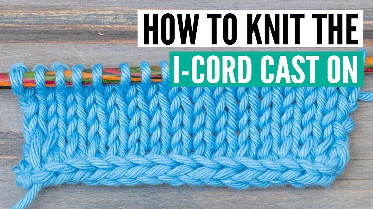Как вязать наборный узор i-cord — два простых способа