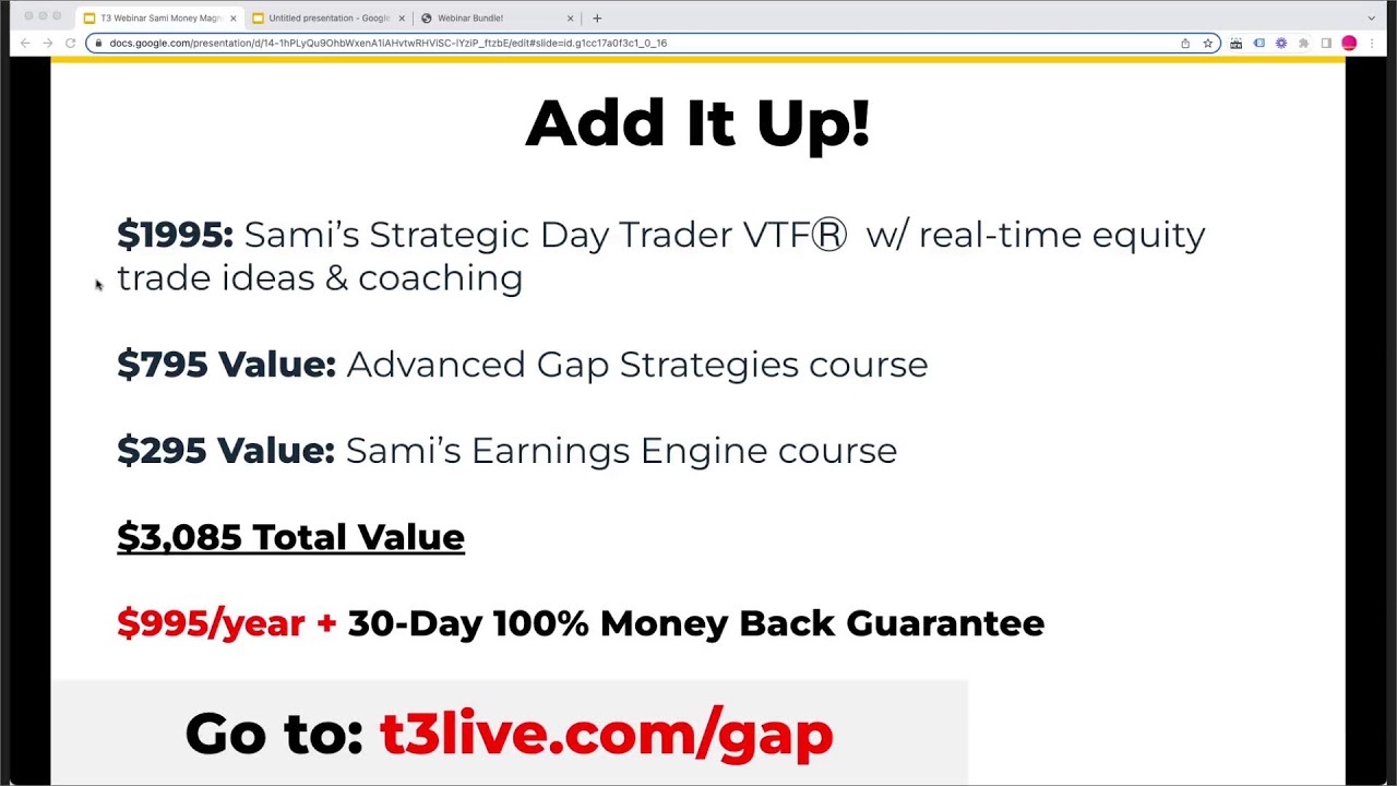 Sami Abusaad - LIVE Gaps Training