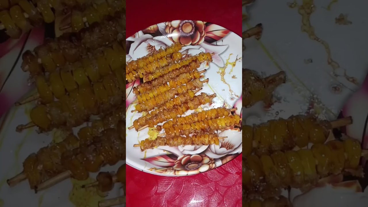 how to make masala  sweet fresh corn recipe/corn masala sticks/foreign sticks snacks recipe
