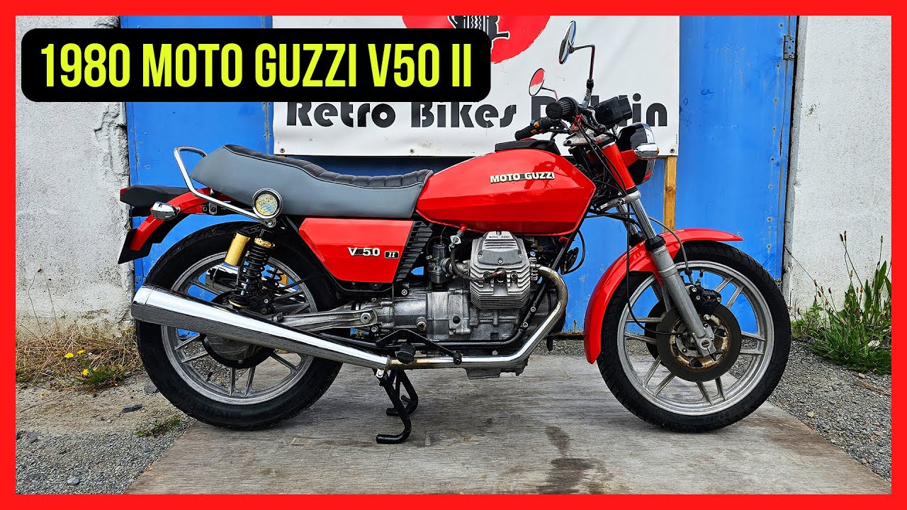 1980 Moto Guzzi V50 II: Classic Elegance in Motion