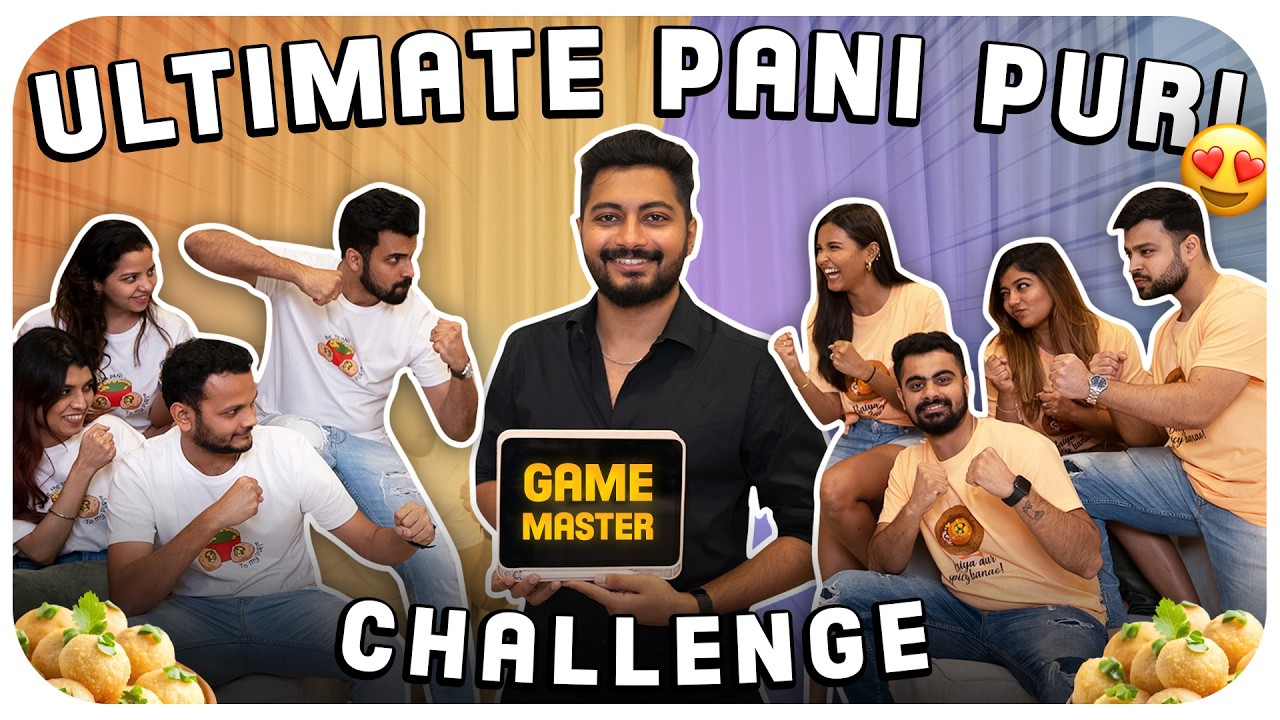 ULTIMATE PANI PURI CHALLENGE! / Bollywood Quiz, Pictionary, Q&A and More!