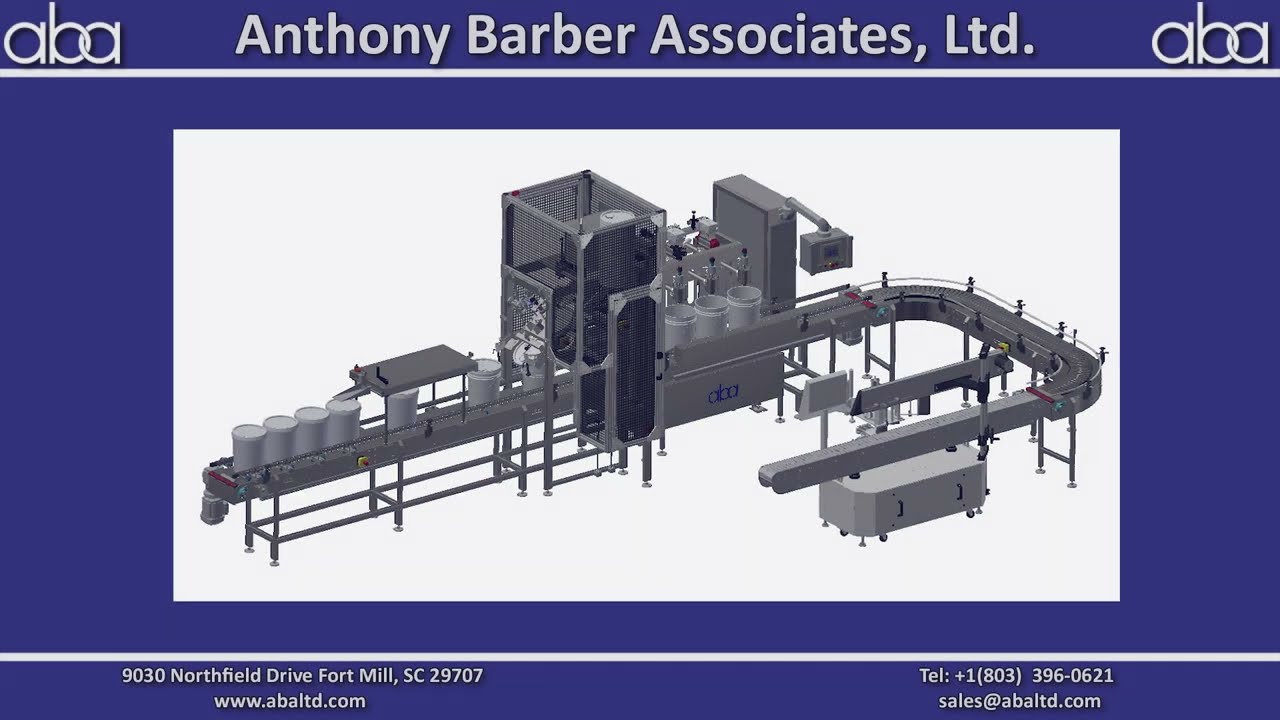 ABA-M613 - 3 head, Top-Fill Liquid Filling Machine