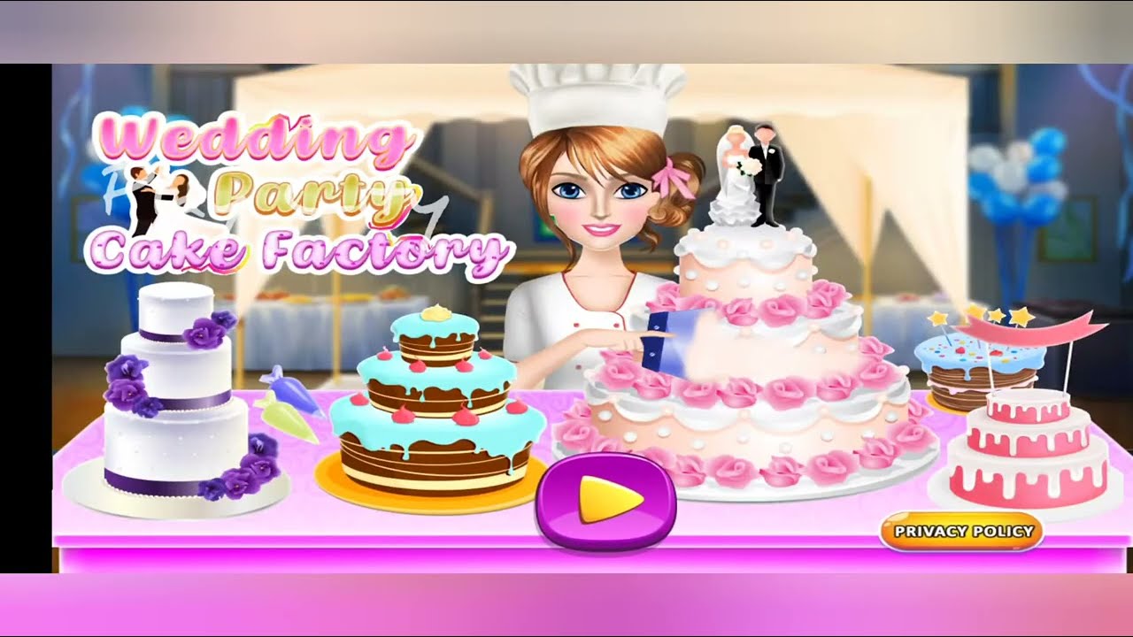 Wedding party cake factory .... Android game bymini gamers club