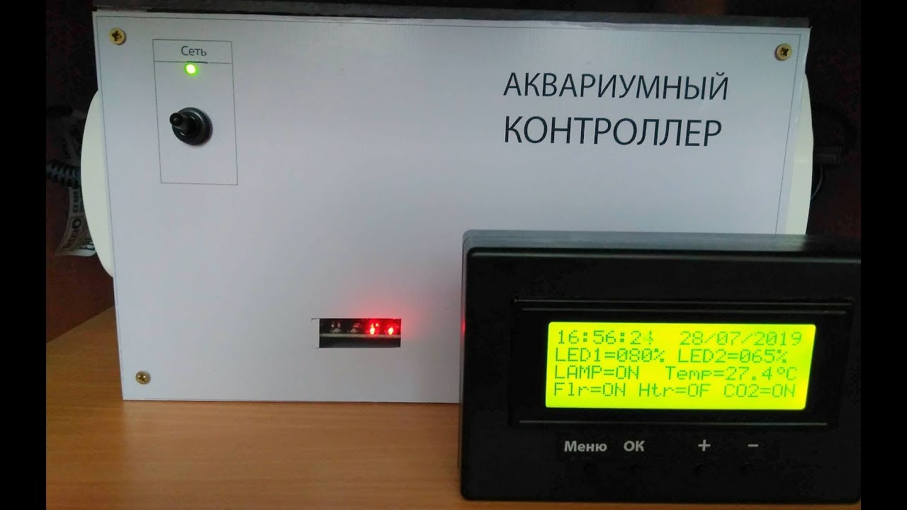 Универсальный аквариумный контроллер на Ардуино (AquaController on Arduino Nano) Обзор