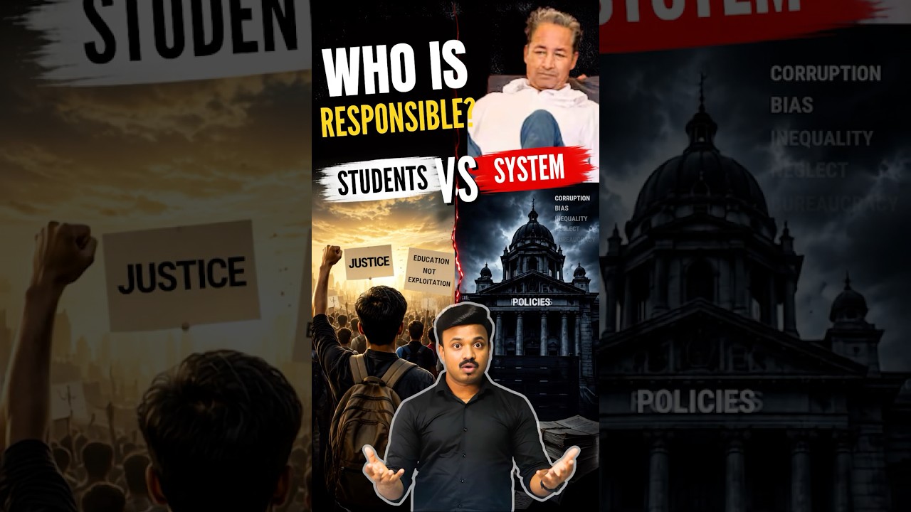 😱 Student Power vs System! Sonam Wangchuk Case Takes SHOCKING Turn #delhi #sonamwangchuk