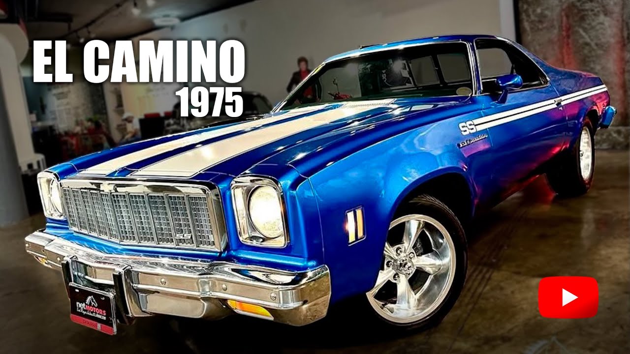  El Camino 1975 COMPLETAMENTE RESTAURADO! V8 350 + A/C… UNA JOYA