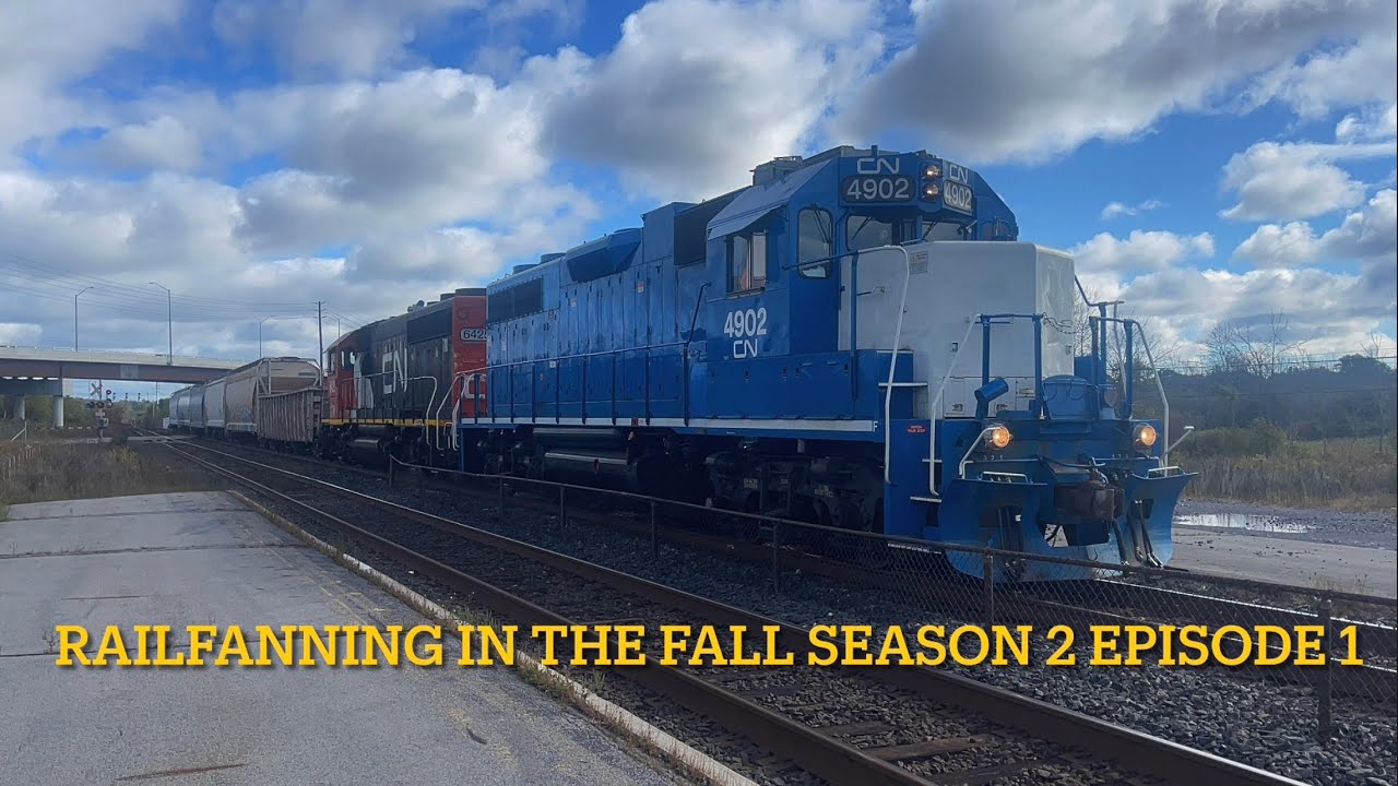 (A Day at the VIA Rail Kingston Train Station) Railfanning In the Fall (Season 2, Episode 1)