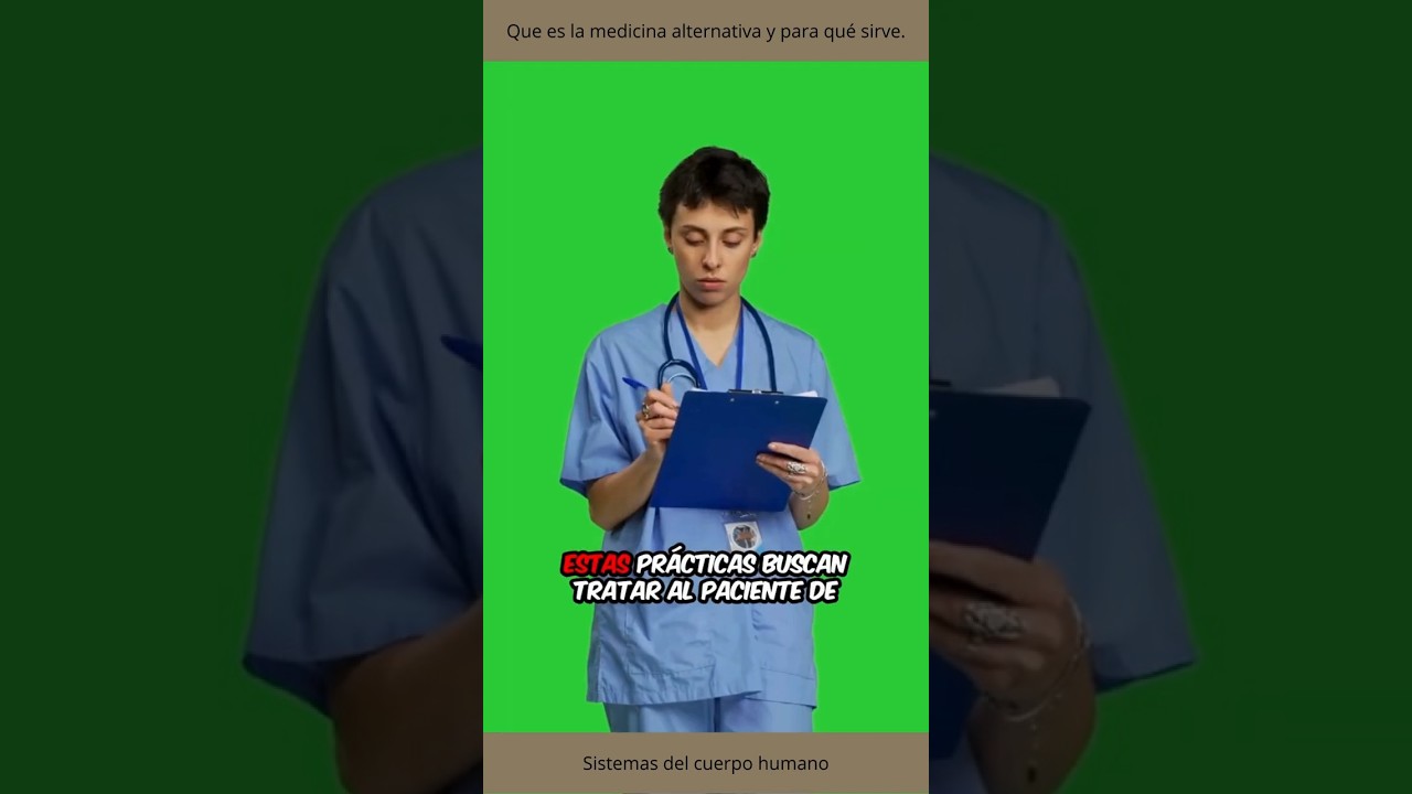 Que es la medicina alternativa y para qu&eacute; sirve. #medicinaalternativa #medicina #alternativa