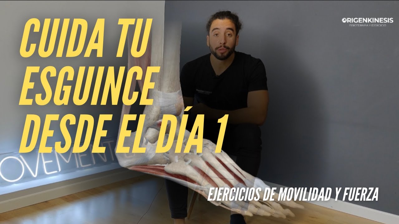 Ejercicios clave para evitar un esguince de tobillo mal curado - Fase 1
