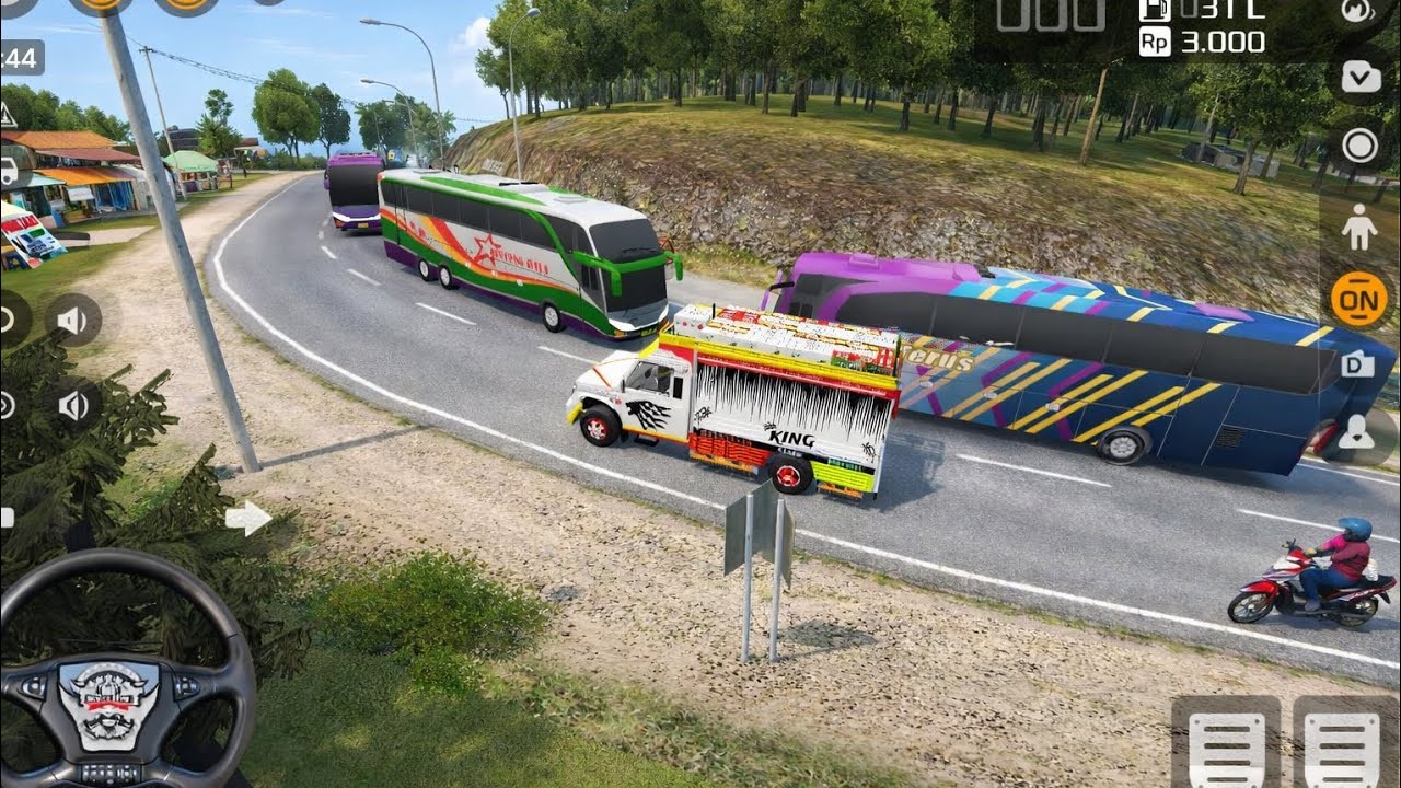 Mahindra Bolero pick-up 4x4 Apple loading Bus simulator Indonesia Android gameplay