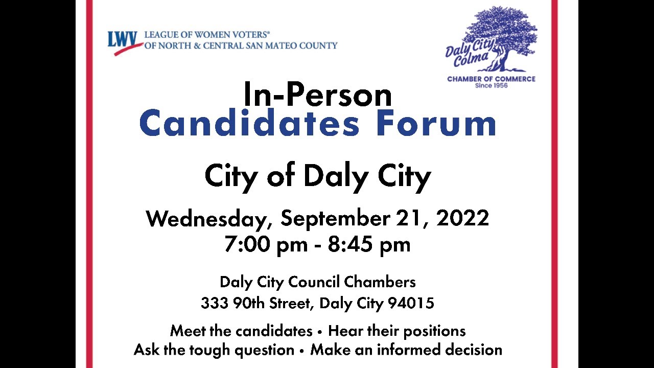 City of Daly City Candidates Forum - 09/21/2022