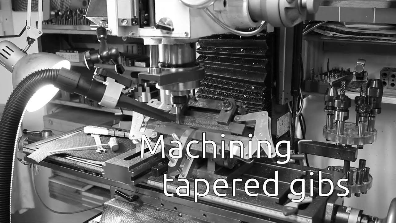 Machining tapered gibs
