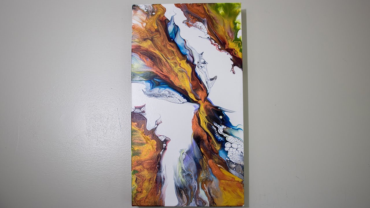 Dutch Pour Technique - Acrylic Pour Painting - GenCrafts Paint