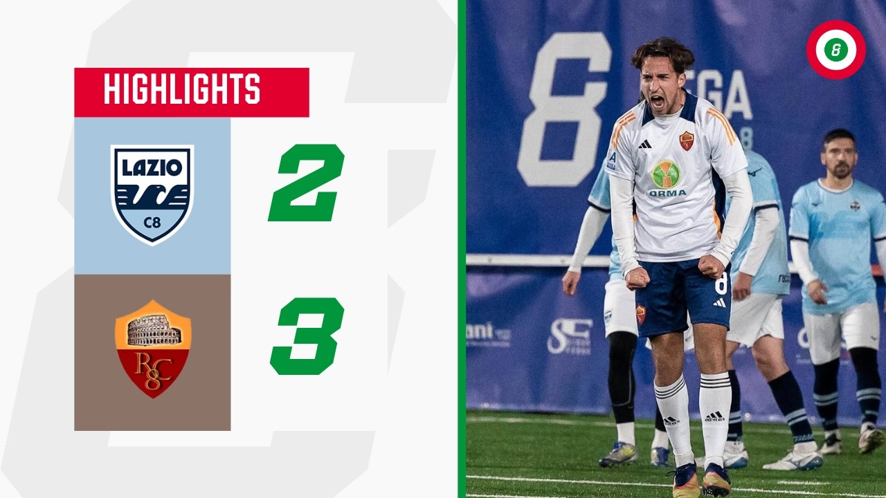 🎥Lazio C8 🆚 GSA Roma |Highlights Semifinale Coppa Italia