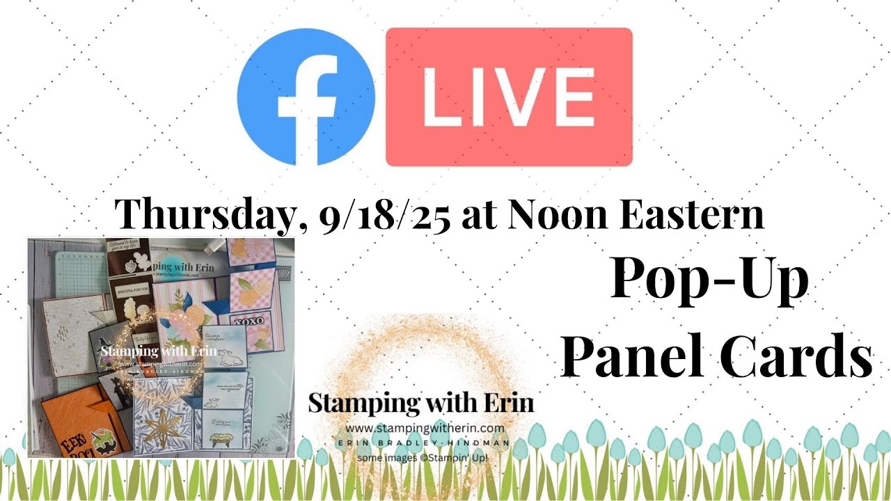 Pop-Up Panels Cards! Facebook Live 9/18/25!
