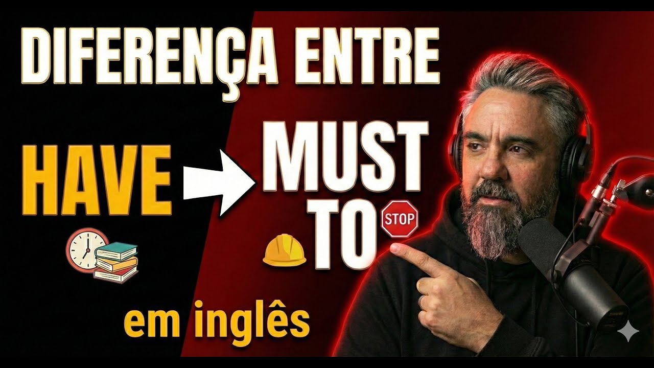 Aula de Inglês 226 - Must ou Have To? Pare de confundir agora! 🛑