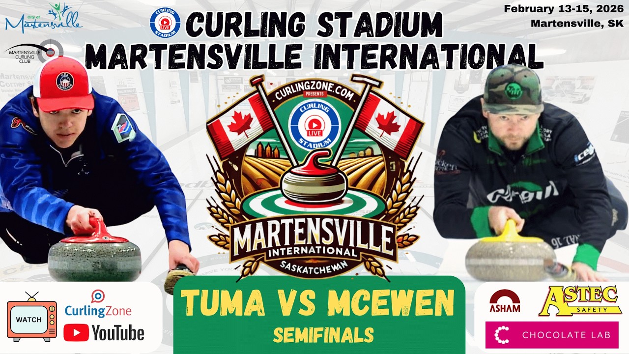 FEATURE: Mike McEwen vs. Kevin Tuma - SEMIS - Curling Stadium Martensville International [2]