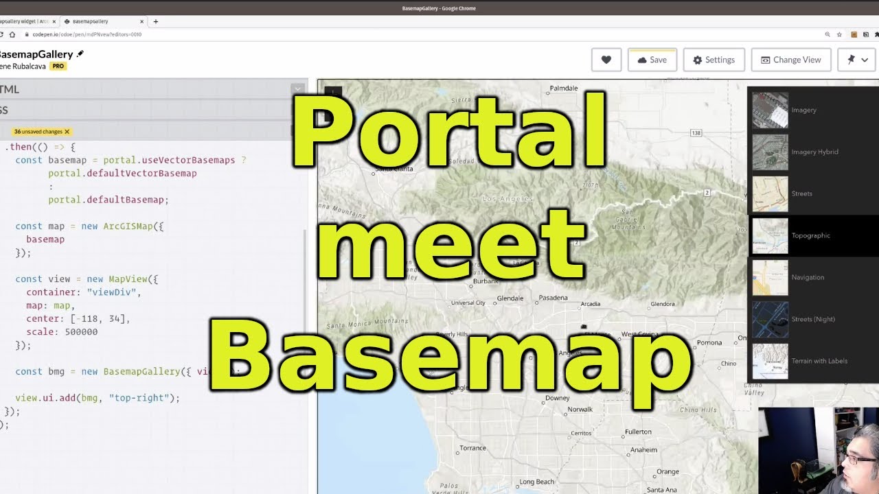 Basemaps meets Portal in the ArcGIS API for JavaScript