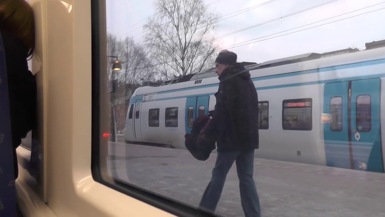 Stockholm Commuter Rail X60B Train ride: Tumba-Älvsjö
