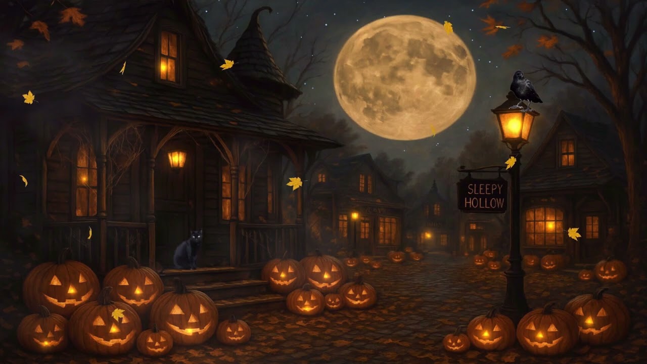 Ambience 🎃 Sleepy Hollow Halloween Village