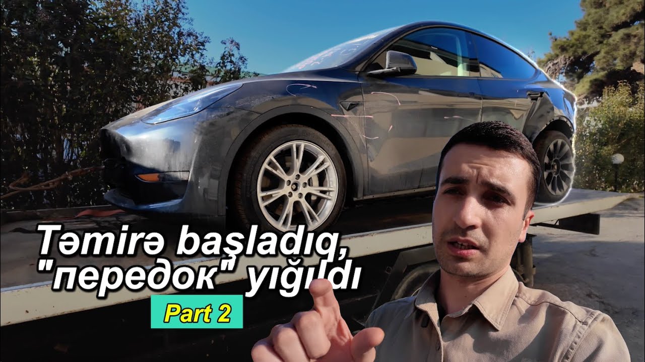 Teslanı təmirə başladıq | Asqı sistemi yığıldı | Növbə dəmirçidə | Part 2