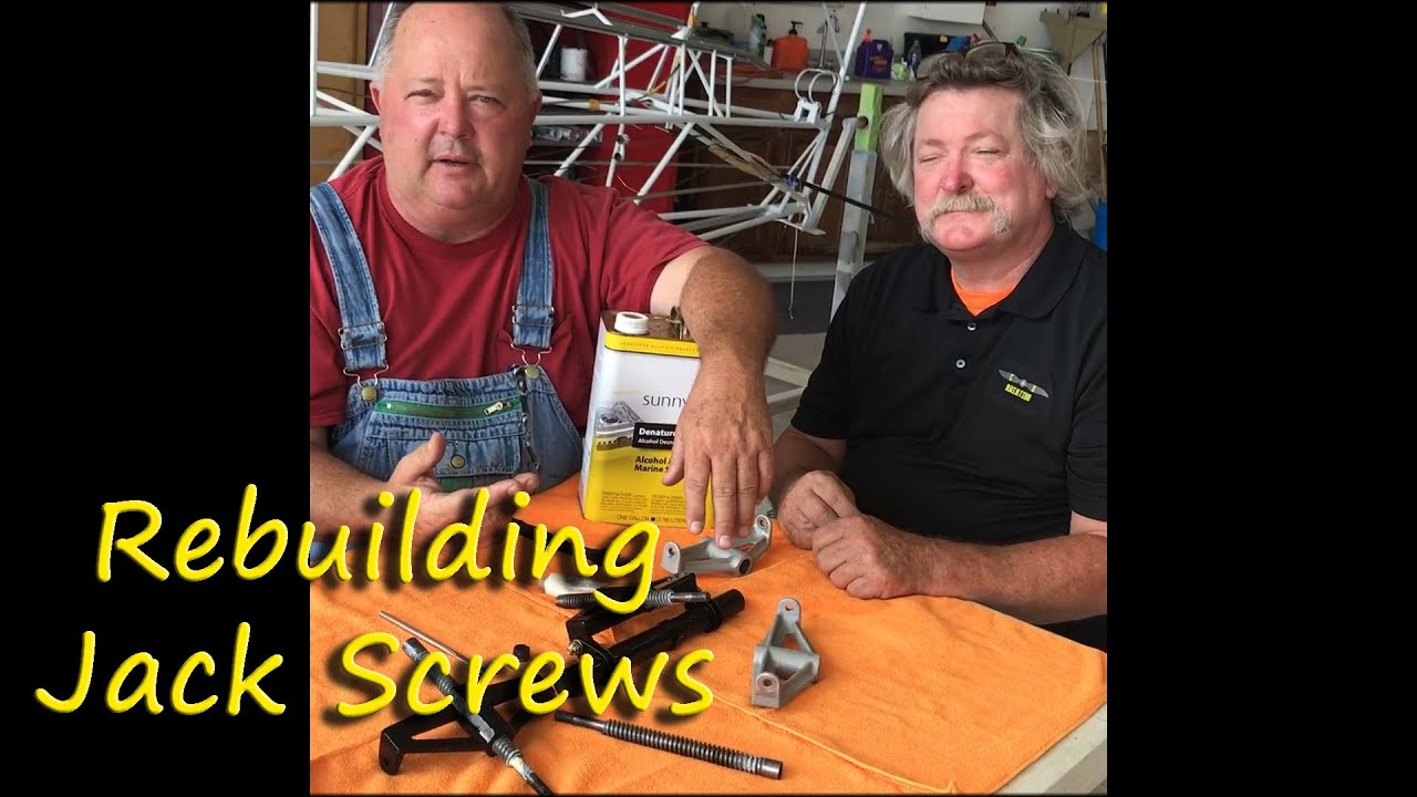 Rebuilding Piper Cub Jack Screws