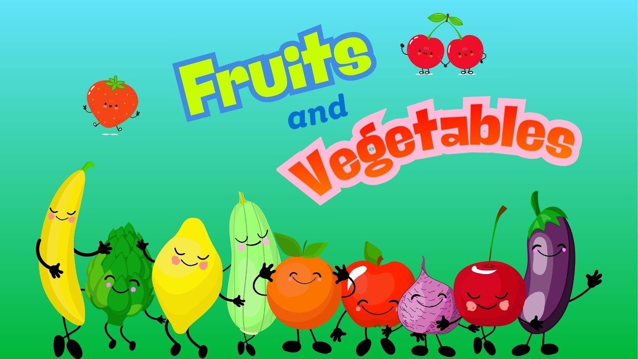 Fruits and Vegetables Cartoon for Kids #cartoonforkids#educationalcartoon #englishcartoons  #kids
