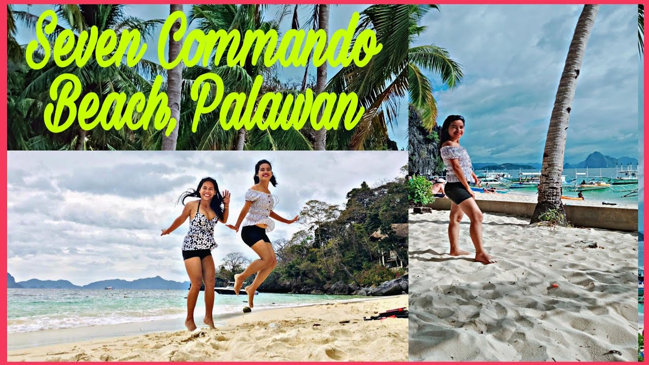 The Seven Commando Beach at El Nido, Palawan Philippines