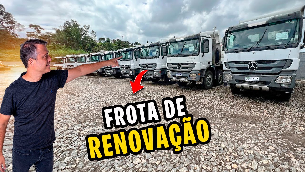TODA FROTA DOS PESADOS SENDO LEILOADOS DE UMA ÚNICA VEZ 😨