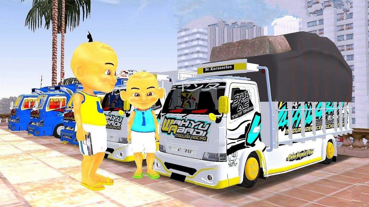 UPIN IPIN LAGI DI GARASI WAHYU ABADI⁉️😮 BANYAK TRUK OLENG RENDI ANDIKA 😎🤙 ELTIVISION