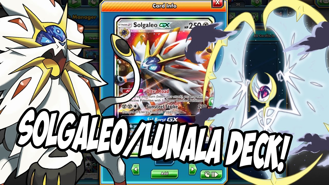 PTCGO New Solgaleo/Lunala GX Deck! The two Legendary Sun and Moon Beasts team up!