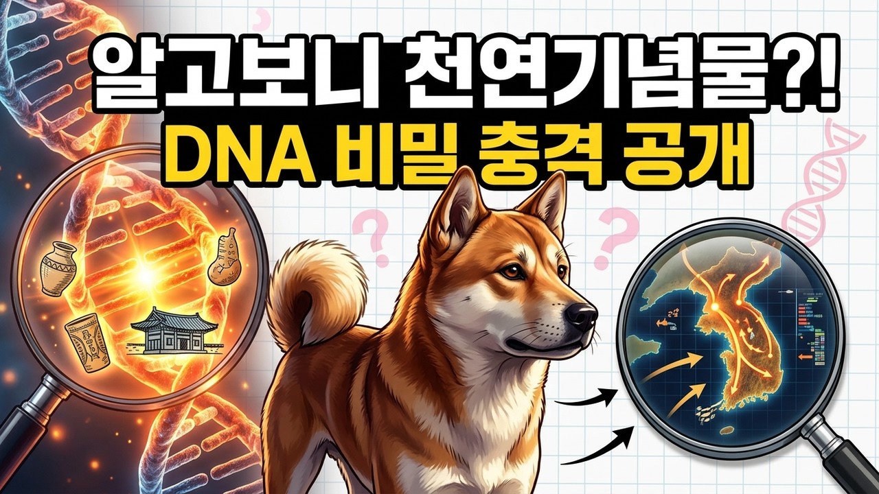 [한케스트] 진도지역 흔한 시고르자브종 알고보니... 천연기념물? | 문화유산 시리즈2-1 동경이와 진돗개 | #동경이 #진돗개 #토종견