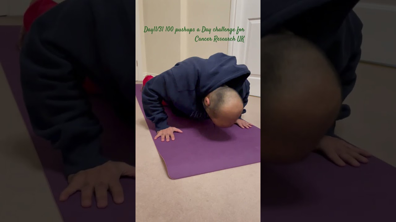 Day 11/31 100 pushups aDay Challenge for Cancer Research Uk
