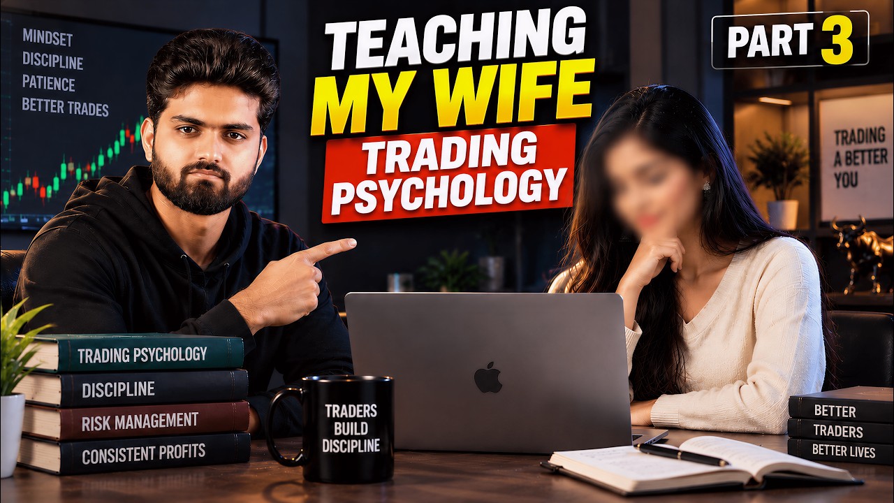 TEACHING MY WIFE TRADING PSYCHOLOGY 🚀