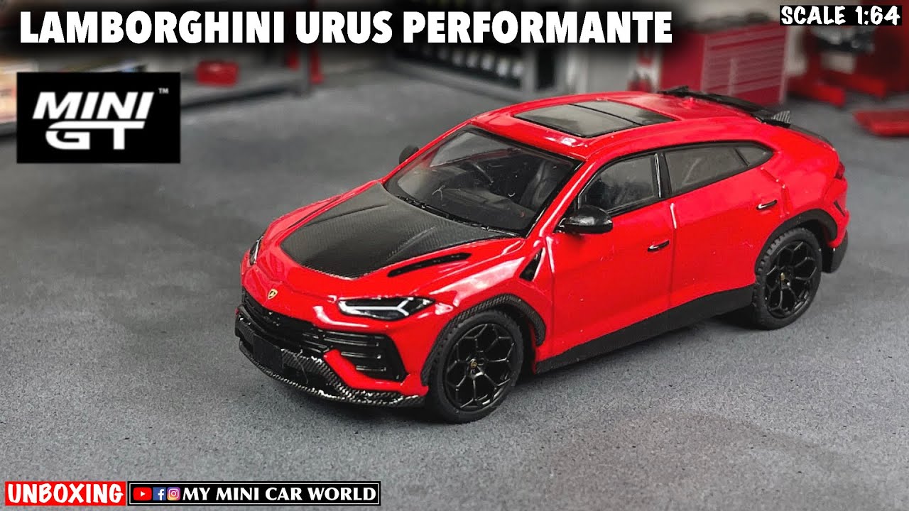 『MY MINI CAR WORLD』UNBOXING MINI GT 1/64 LAMBORGHINI URUS PERFORMANTE