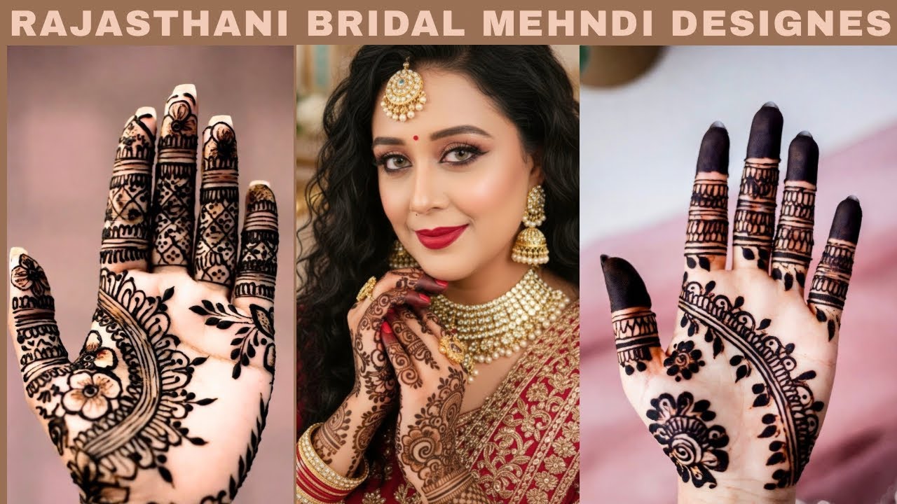 Rajasthani Bridal Mehndi Designs Latest Pack 147 | Full Hand Henna Mehandi |