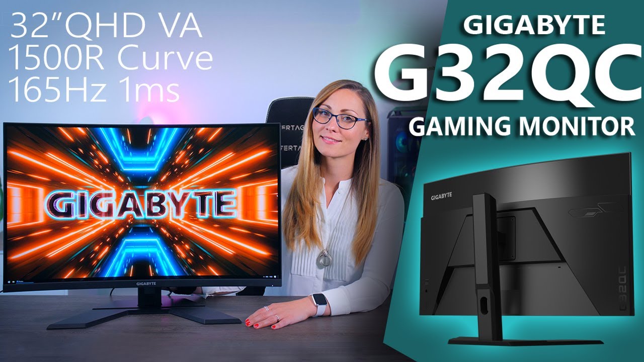 Убийственная контрастность! — Обзор игрового монитора Gigabyte G32QC (31,5 дюйма, 1440p, VA, 165 Гц)