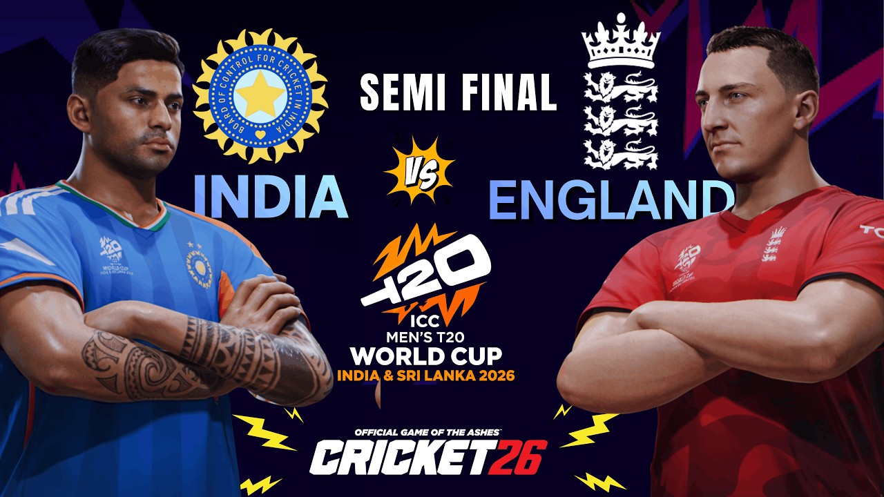 Kya India World Cup Final Mein Jayega? IND vs ENG Semi FInal | T20 World Cup | Cricket 26 LIVE