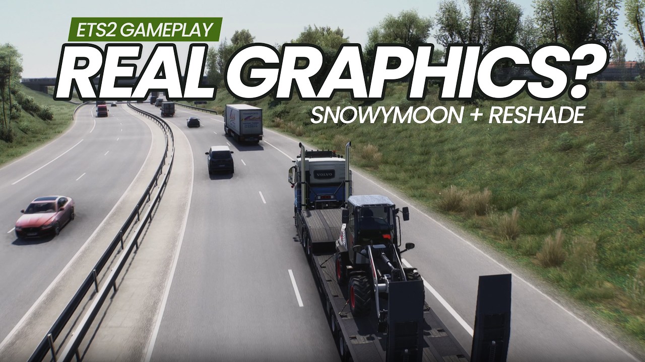 Is This The BEST Graphics Mod for ETS2? 🤯 (Only ReShade + Snowymoon)