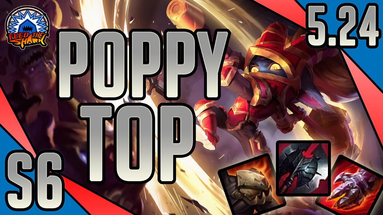 League of Legends - Scarlet Hammer Poppy Top - Full Game Commentary with J1VHD, OutFoxed and Friends