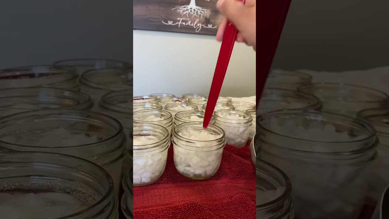 Pressure Canning ￼onions #canning #homesteading #pressurecanning