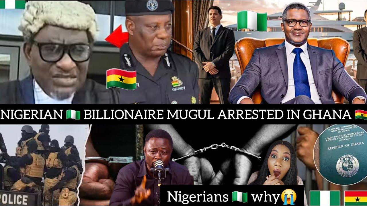 OMG😲GHANA SECURITY APPREHENDS NIGERIAN🇳🇬TYRANT BILLIONAIRE IN GHANA🇬🇭