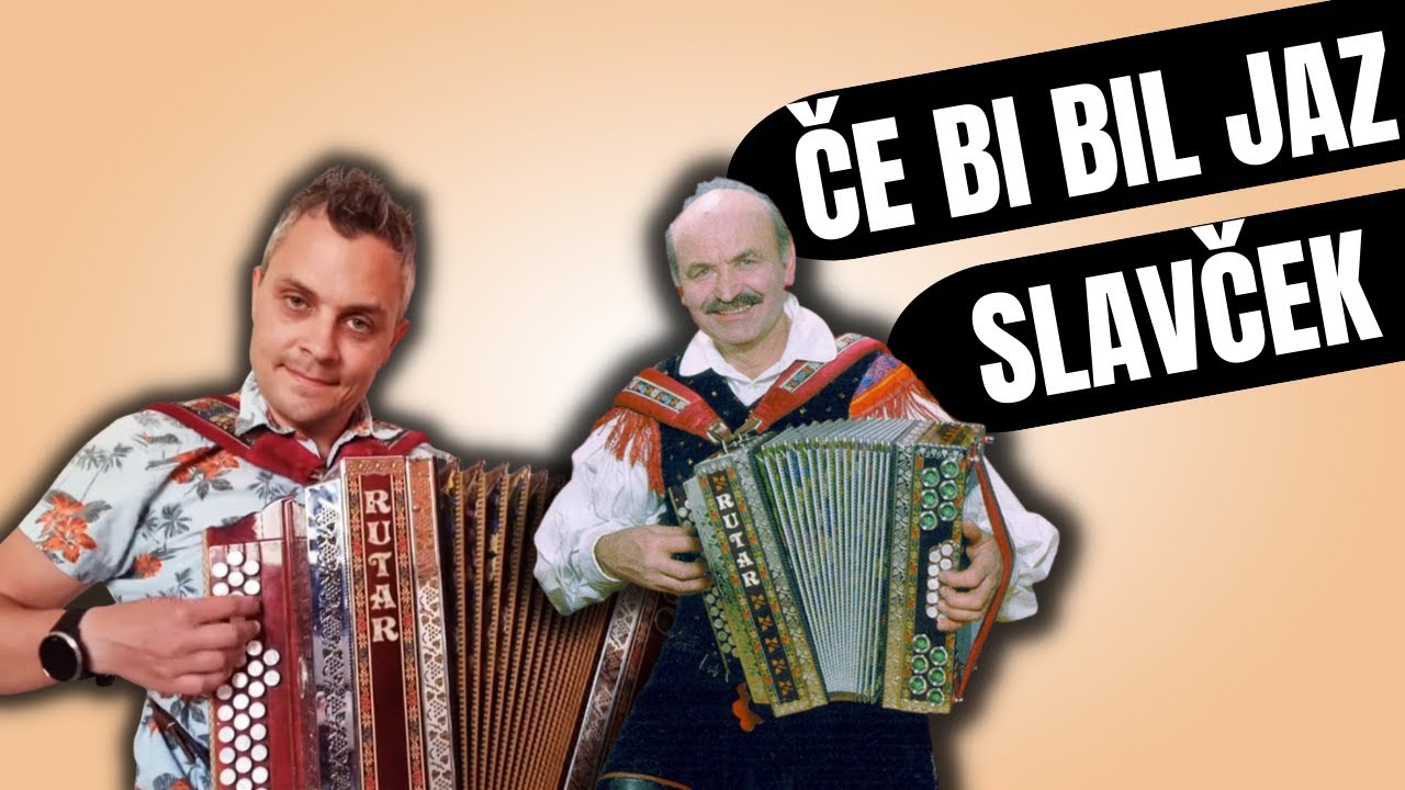 ČE BI BIL JAZ SLAVČEK (Niko Zajc) HARMONIKA-SPLETNO UČENJE | ONLINE | BUTTON BOX | GŠ VILI MARINŠEK