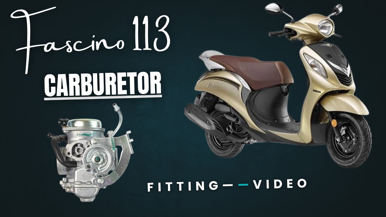 Fascino 113 Carburetor Fitting Full Video || Fascino Carburetor Price