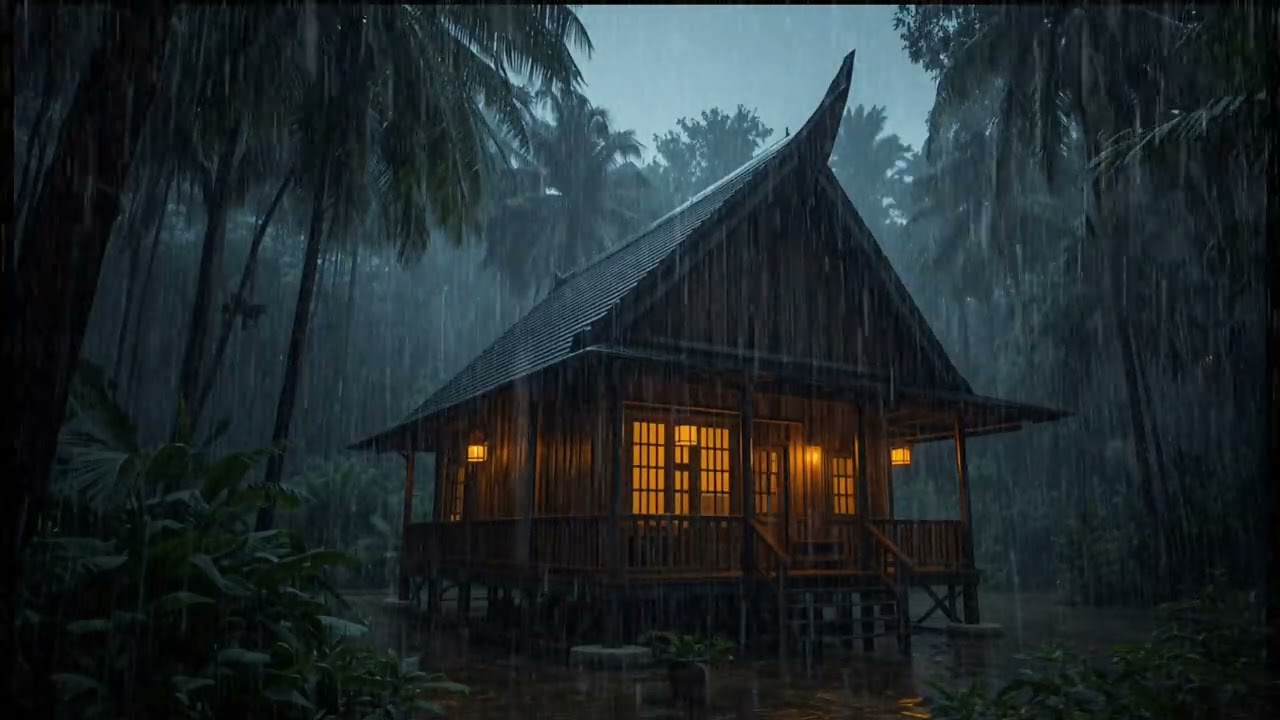ASMR Rain Sounds & Soft Music for Deep Sleep