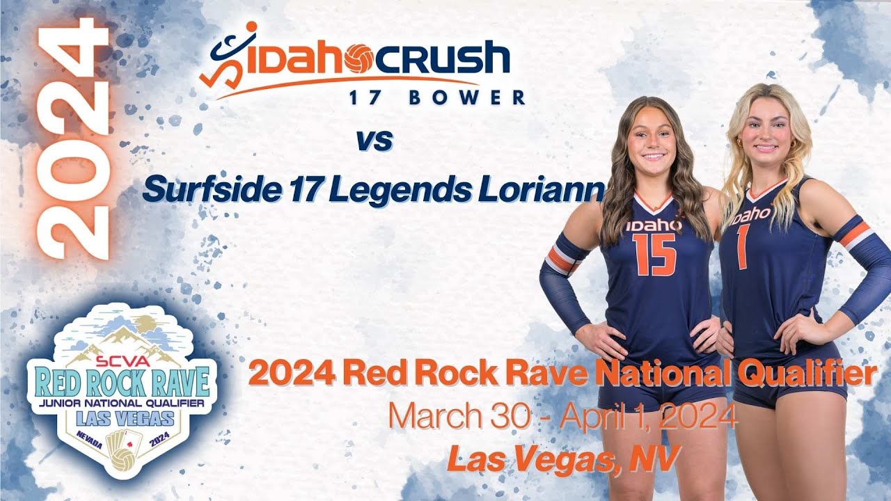 2024 RED ROCK RAVE - Idaho Crush 17 Bower vs Surfside 17 Legends Loriann