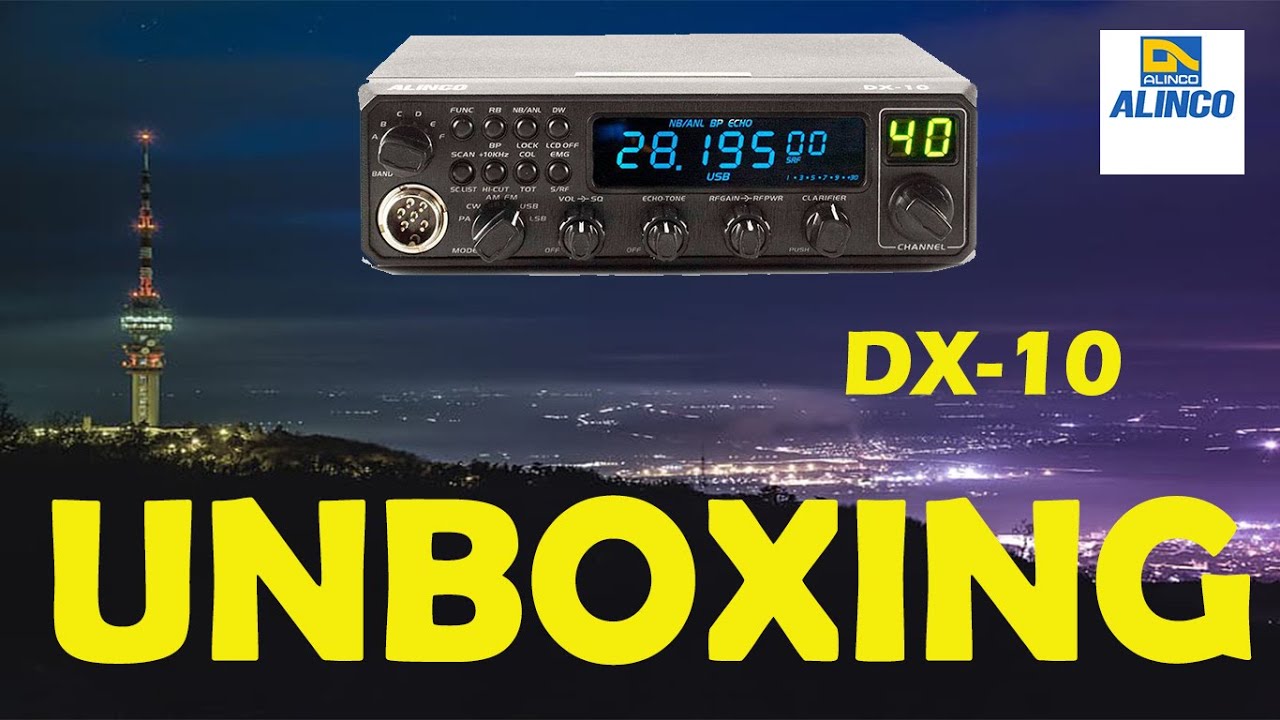53.Unboxing Alinco DX-10