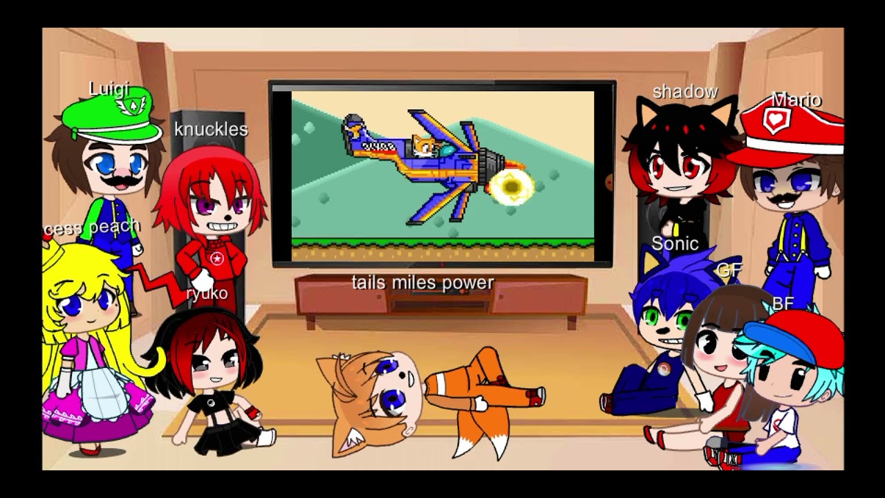 The Mario & Sonic Gang Reacts to Super Mario vs Sonic the Hedgehog